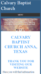 Mobile Screenshot of calvaryanna.com